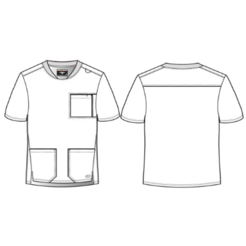 Crew Neck Jogger Men's Scrub Set - Image 12