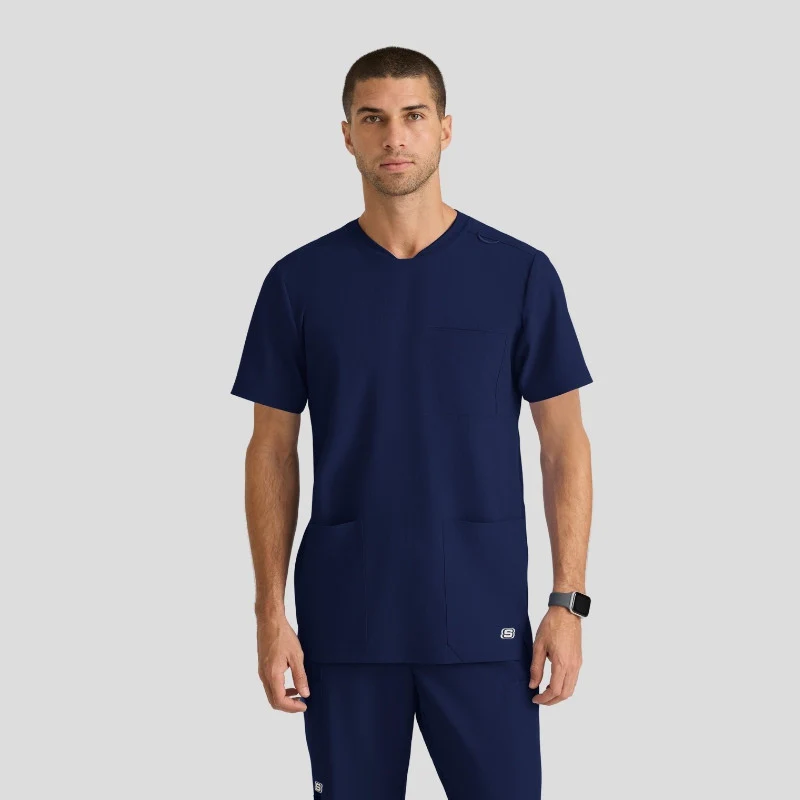 Crew Neck Jogger Men's Scrub Set - Image 17