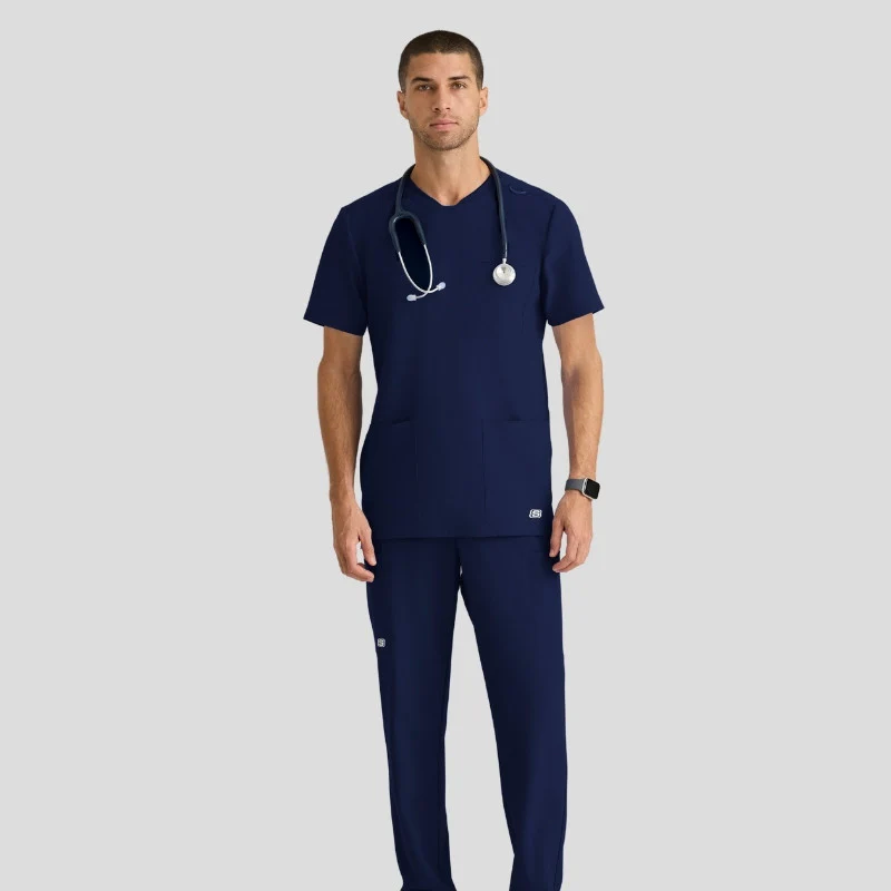 Crew Neck Jogger Men's Scrub Set - Image 18
