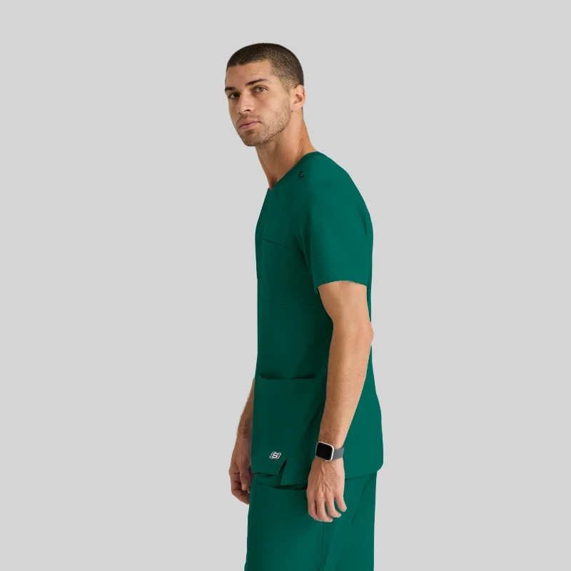 Crew Neck Jogger Men's Scrub Set - Image 3