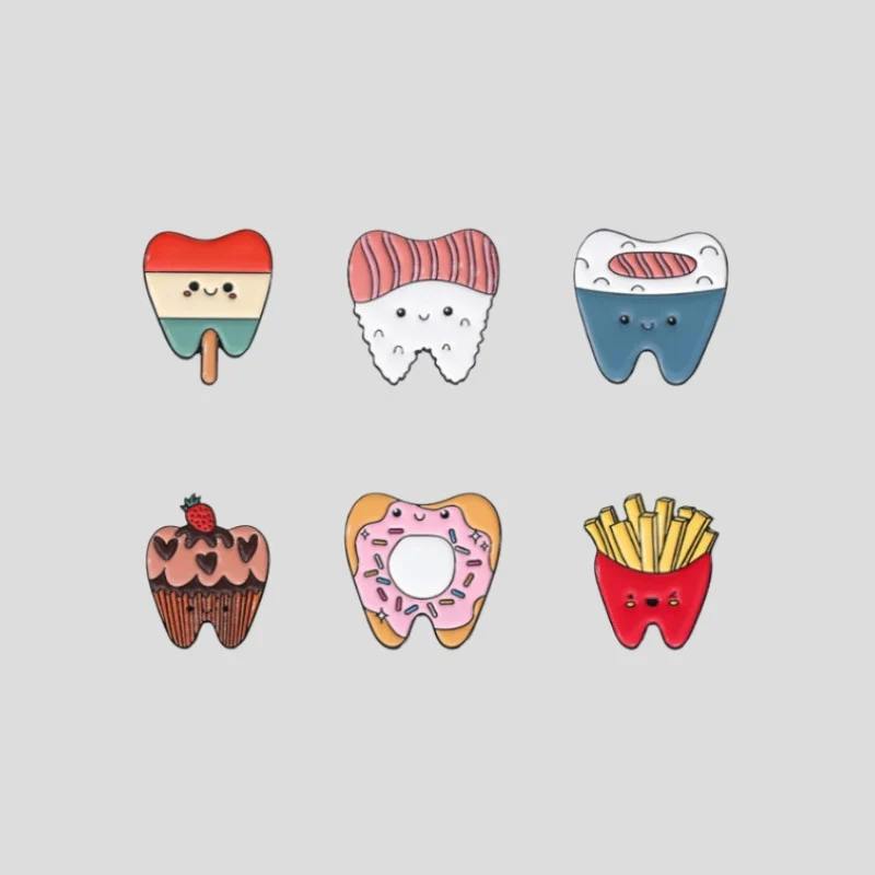 Foodies Teeth Pins Pack