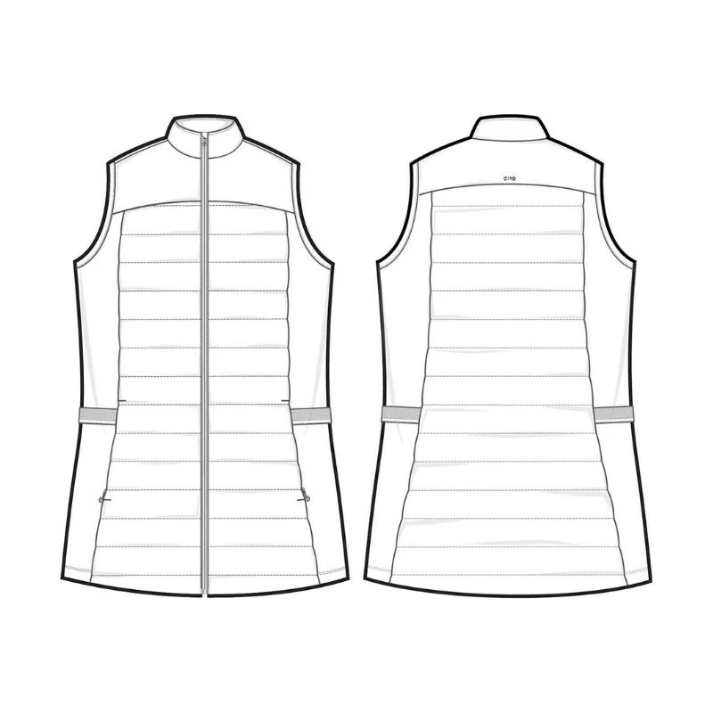 Khloe Sleeveless Women's Scrub Jacket - Image 6