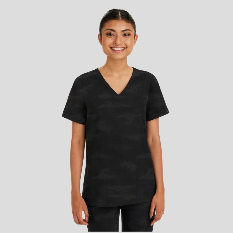 Purple Label Joy & Tate Camo Jogger Women’s Scrub Set - Image 13