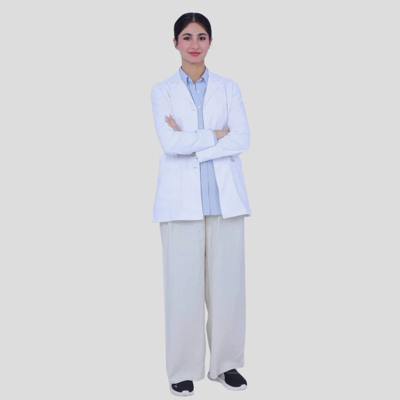 Reem Women’s Short Lab Coat - Image 4