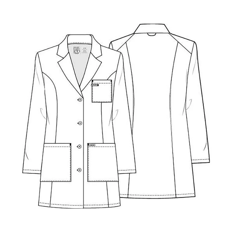 Women's Consultation Long Lab Coat - Image 6