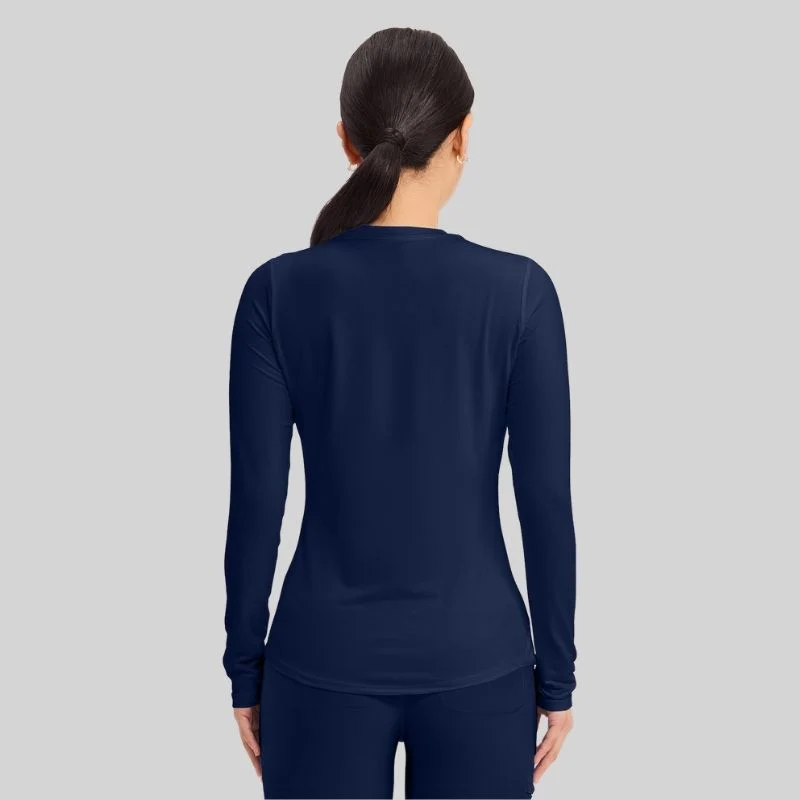 Women's Long Sleeve Underscrub Knit Tee - Image 13