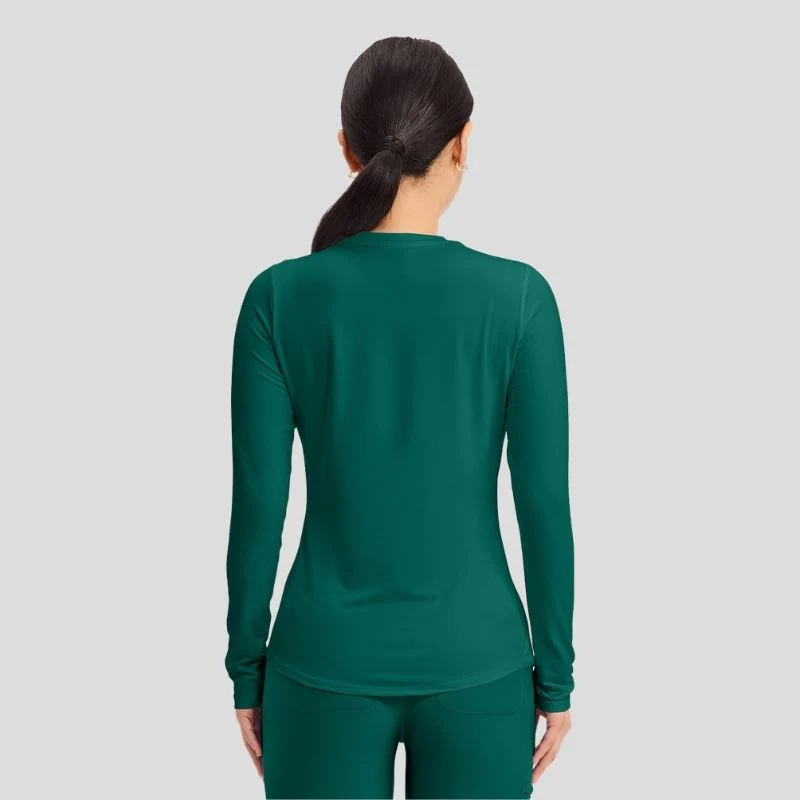 Women's Long Sleeve Underscrub Knit Tee - Image 16