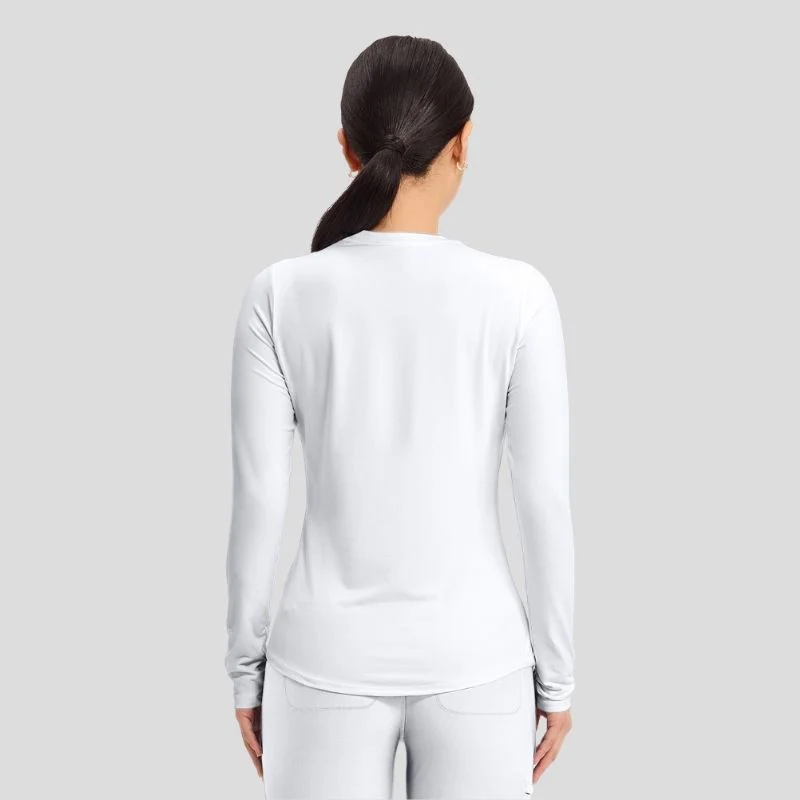 Women's Long Sleeve Underscrub Knit Tee - Image 7